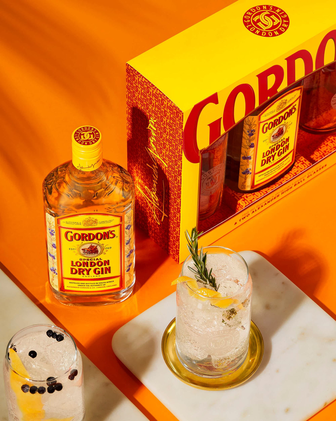 Gordon's bottle photography